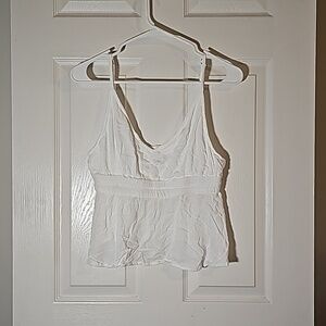 O’Neil White Spaghetti Strap Loose Tank Top Size M
